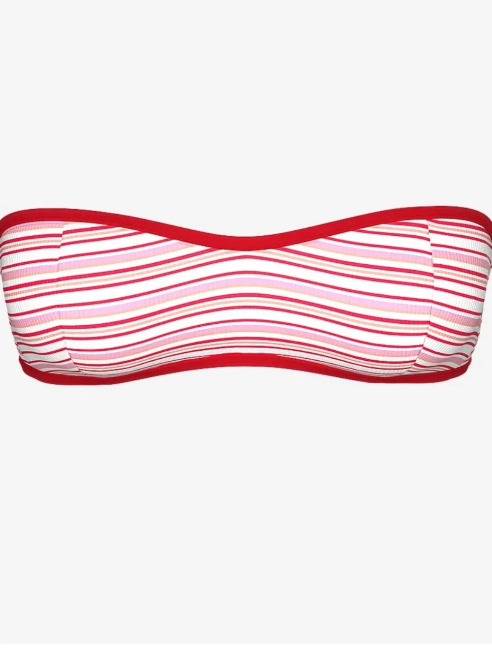 New!Pink x Frankies Bikini Monty Rib Bikini Top